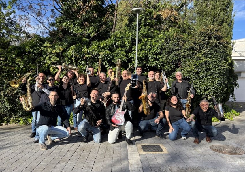 Imatge del esdeveniment:Imatge dels músic que formen la big band